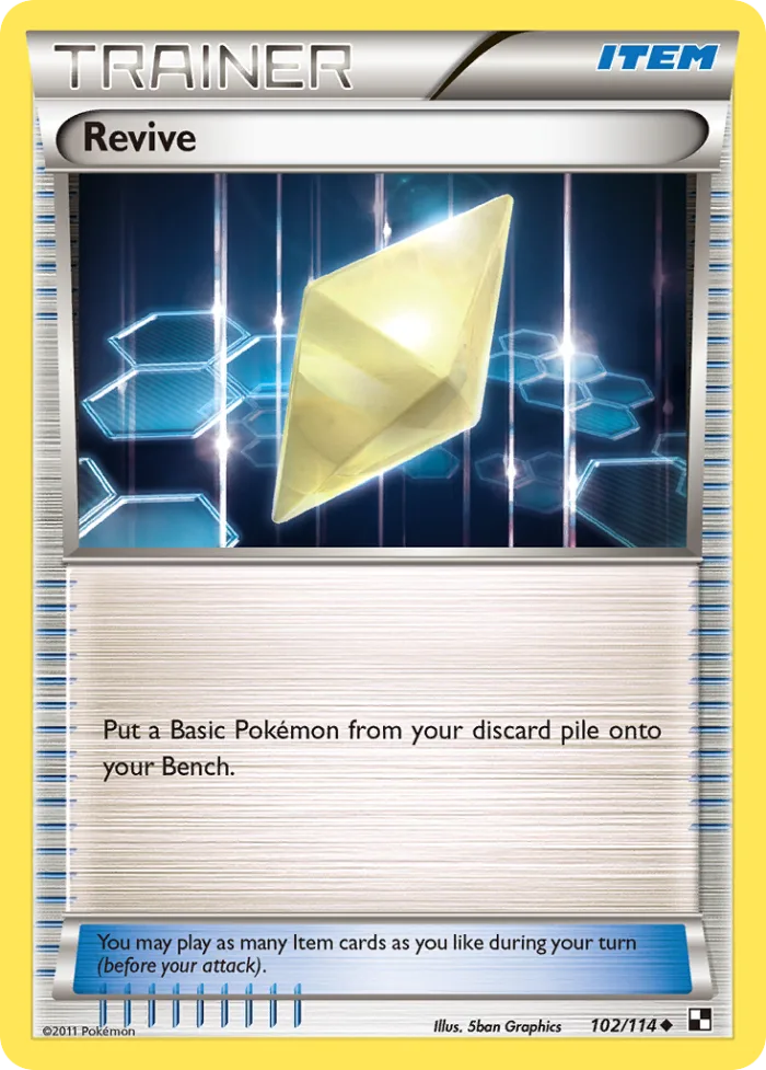 Revive #102 Black & White Pokemon card