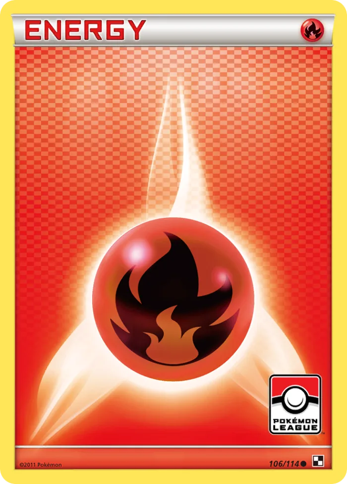 Fire Energy #106 Black & White Pokemon card