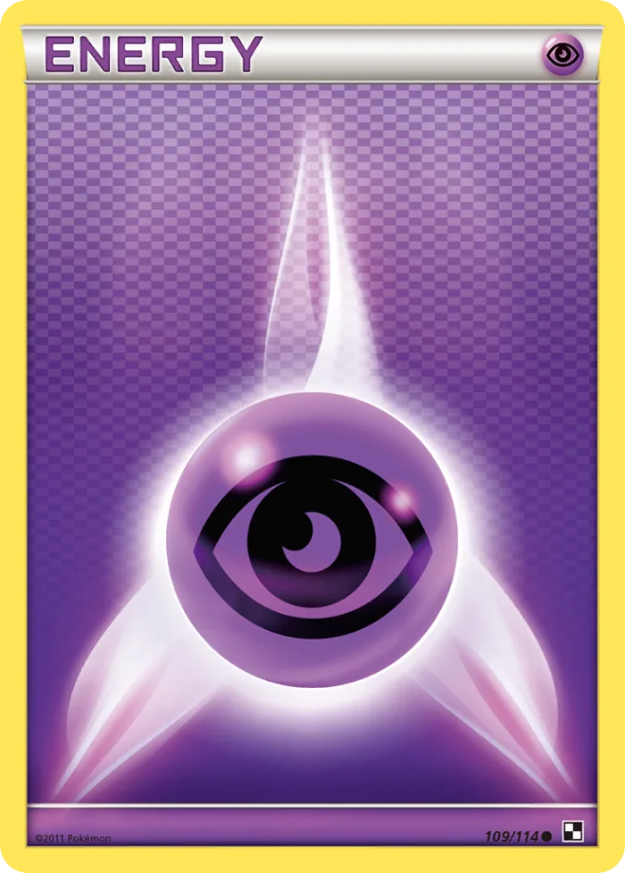 Psychic Energy #109 Black & White Pokemon card