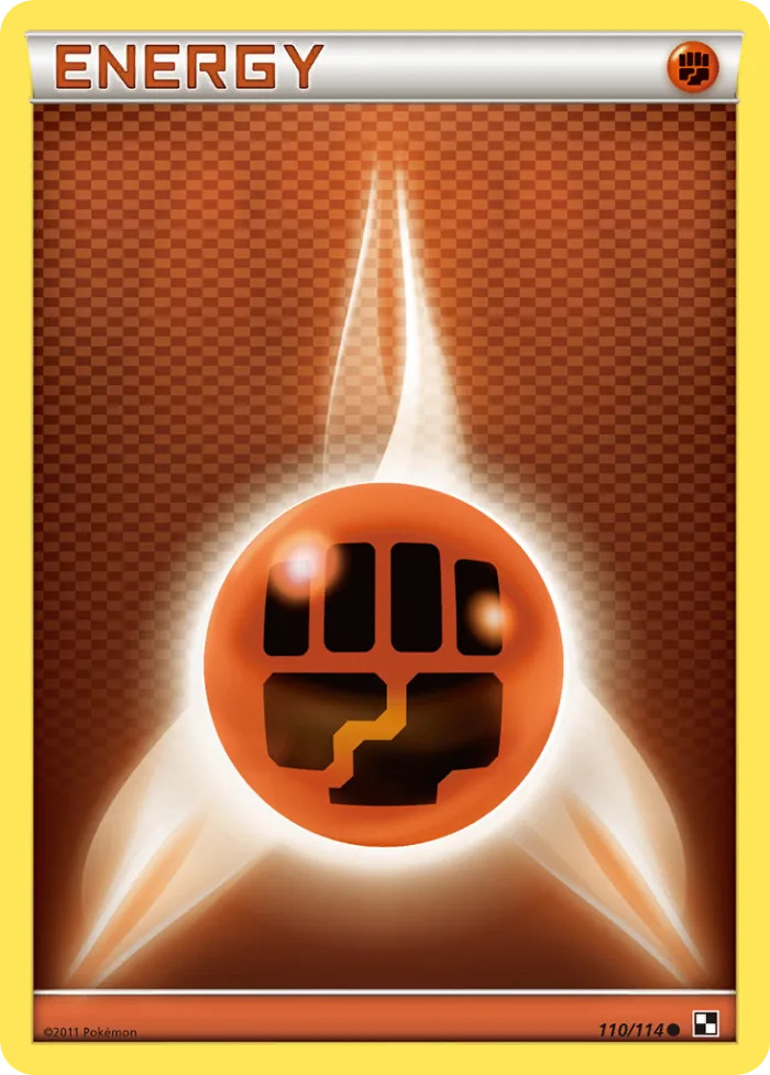 Fighting Energy #110 Black & White Pokemon card