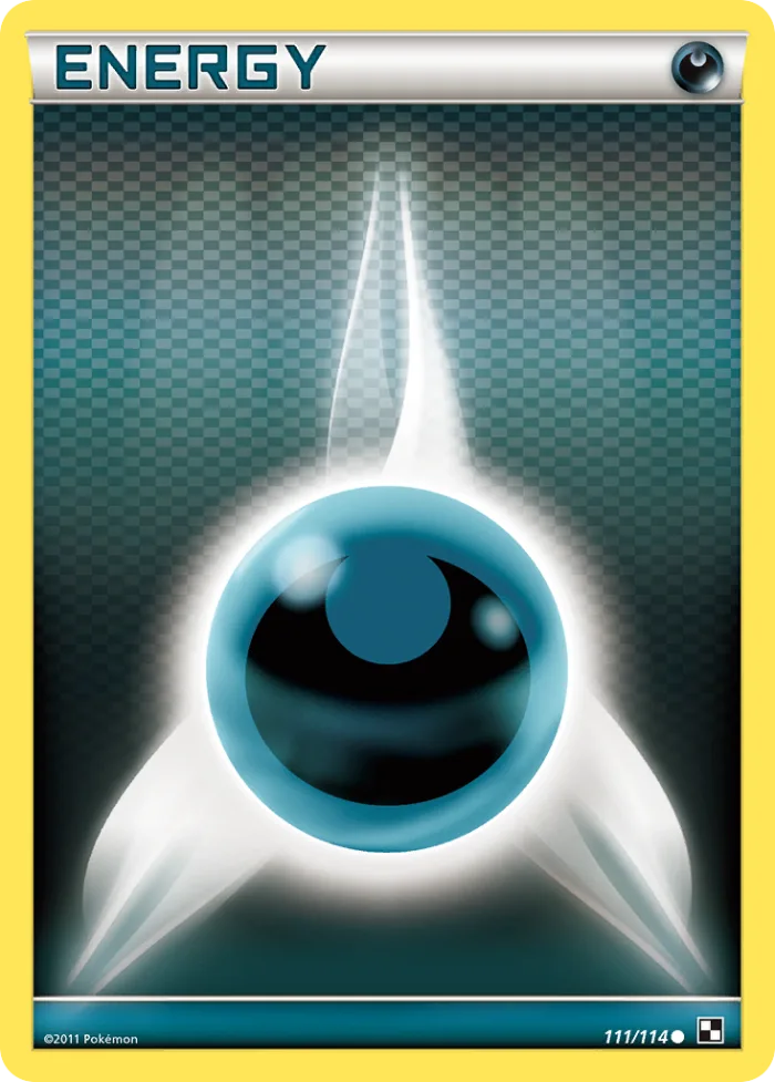 Darkness Energy #111 Black & White Pokemon card