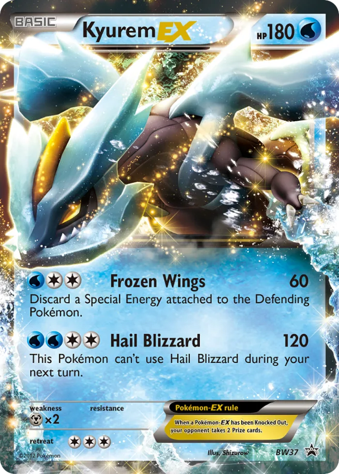 Kyurem-EX #BW37 BW Black Star Promos Pokemon card