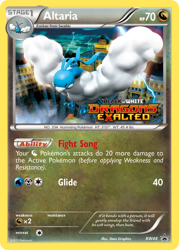 Altaria #BW48 BW Black Star Promos Pokemon card