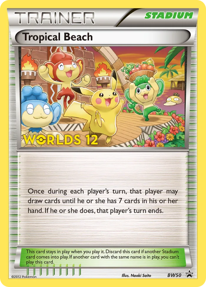 Tropical Beach #BW50 BW Black Star Promos Pokemon card