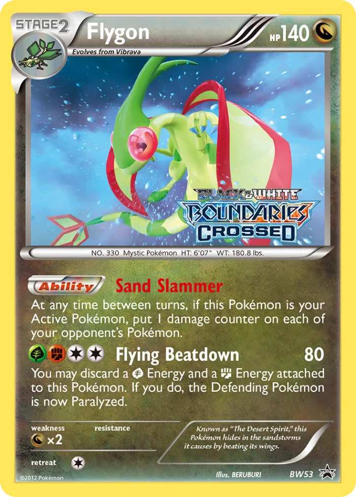 Flygon #BW53 BW Black Star Promos Pokemon card