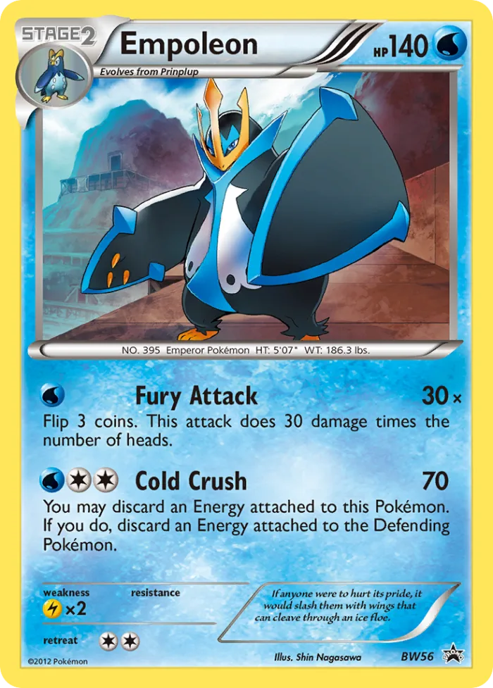 Empoleon #BW56 BW Black Star Promos Pokemon card