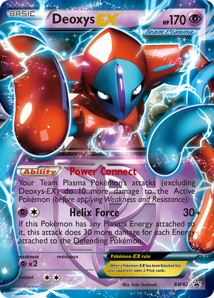 Deoxys-EX #BW82 BW Black Star Promos Pokemon card