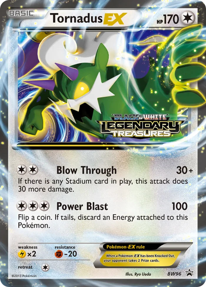 Tornadus-EX #BW96 BW Black Star Promos Pokemon card