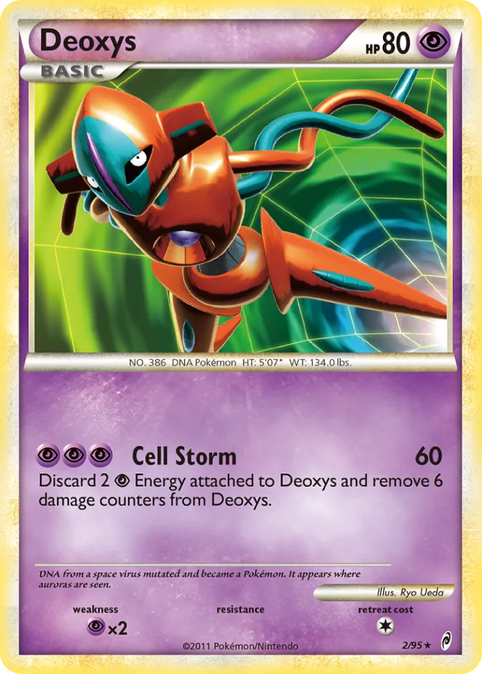 Deoxys #2 Call of Legends Pokemon card