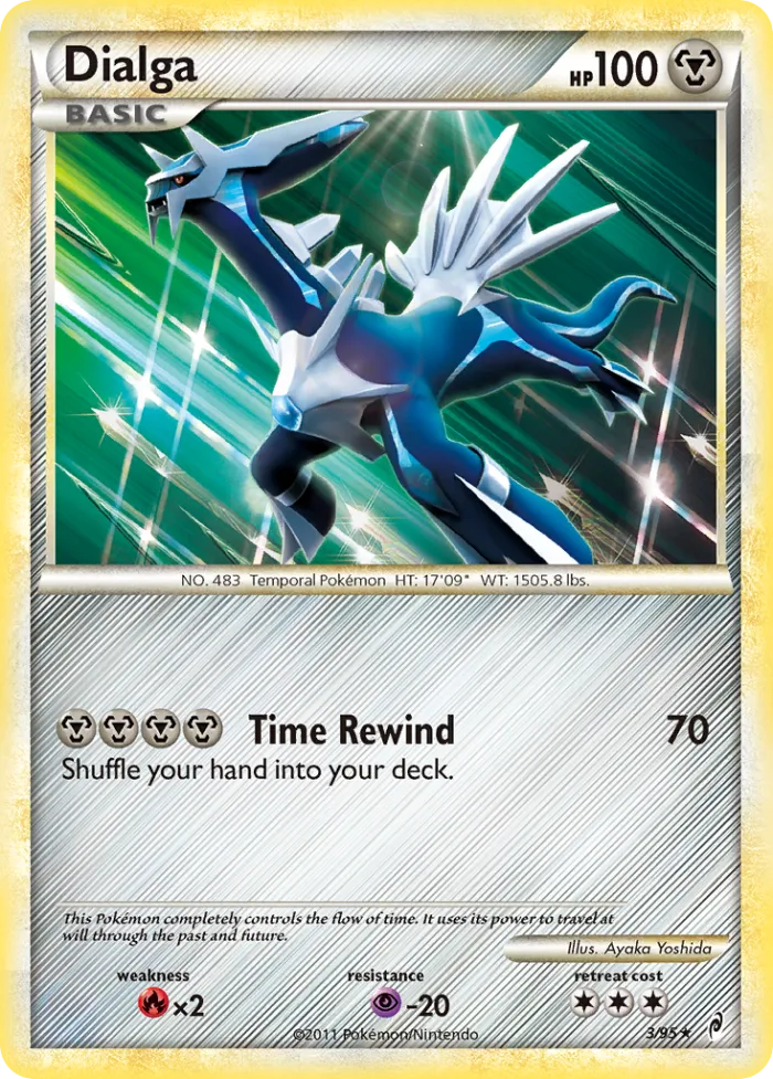 Dialga #3 Call of Legends Pokemon card
