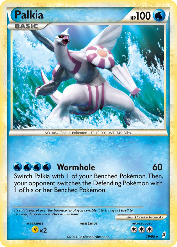 Palkia #19 Call of Legends Pokemon card