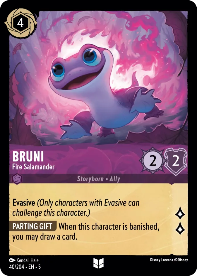 Bruni #40 Shimmering Skies Disney Lorcana card
