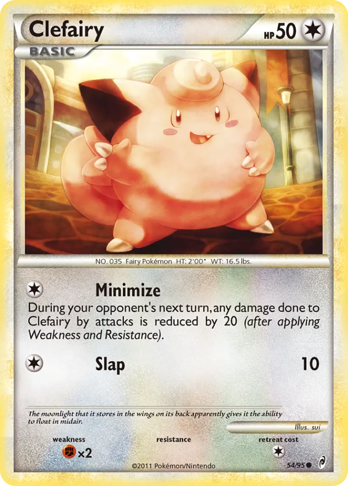 Clefairy #54 Call of Legends Pokemon card