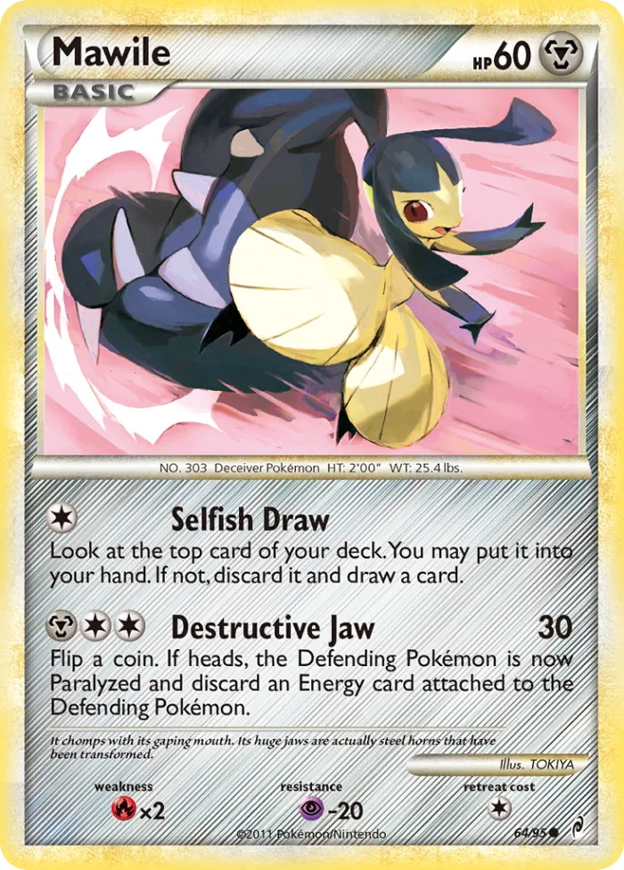 Mawile #64 Call of Legends Pokemon card
