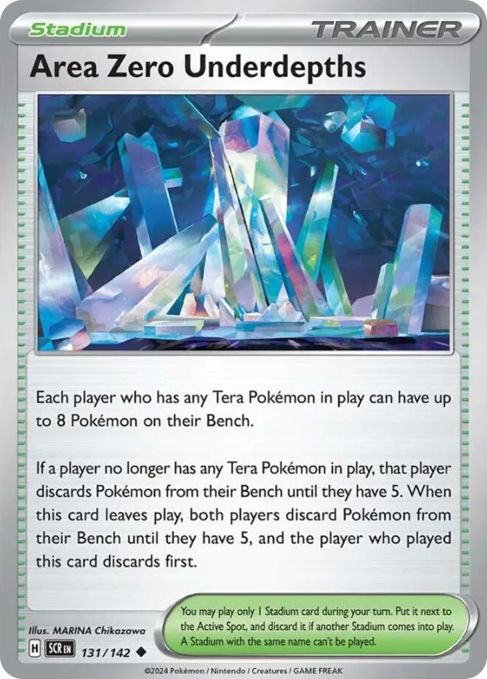 Area Zero Underdepths #131 Stellar Crown Pokemon card