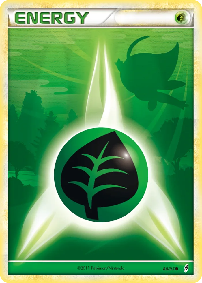 Grass Energy #88 Call of Legends Pokemon card