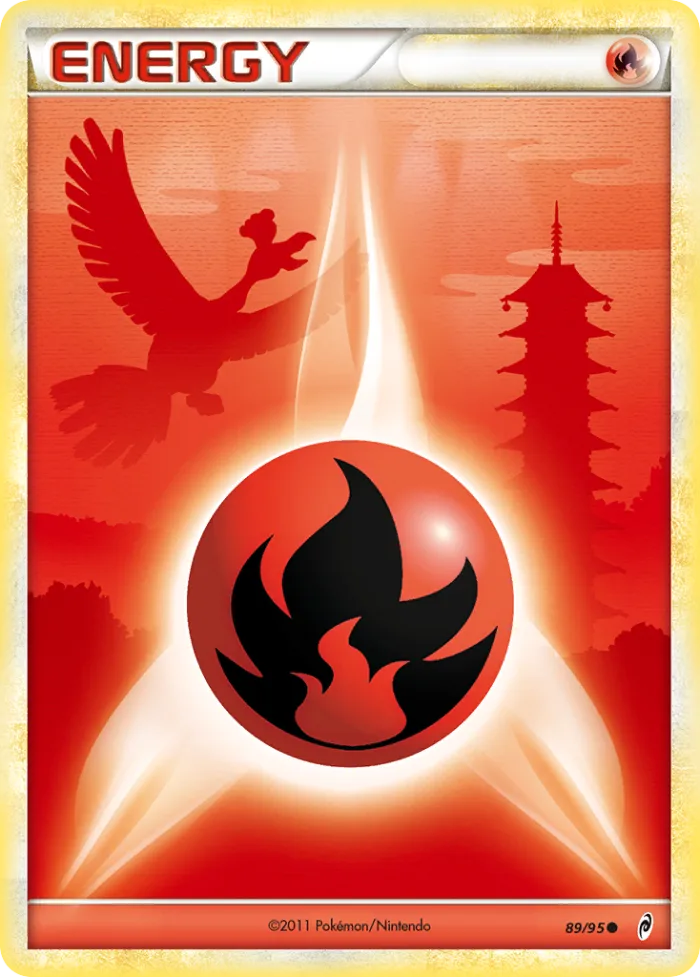 Fire Energy #89 Call of Legends Pokemon card