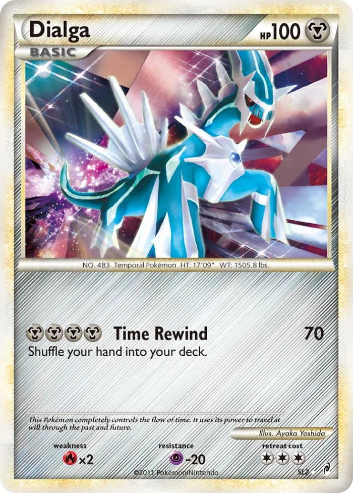 Dialga #SL2 Call of Legends Pokemon card