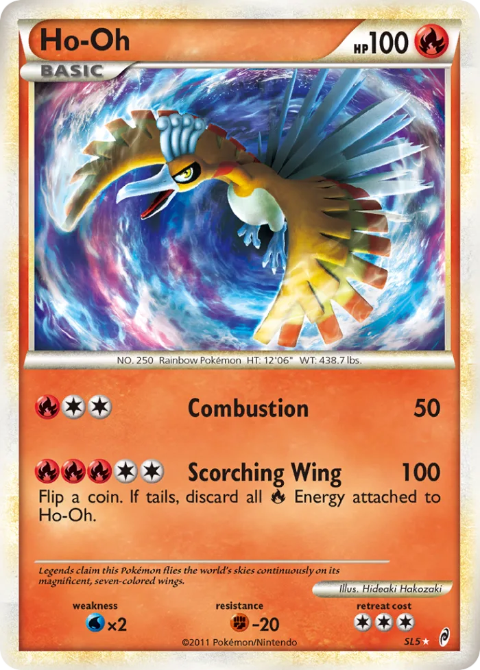 Ho-Oh #SL5 Call of Legends Pokemon card