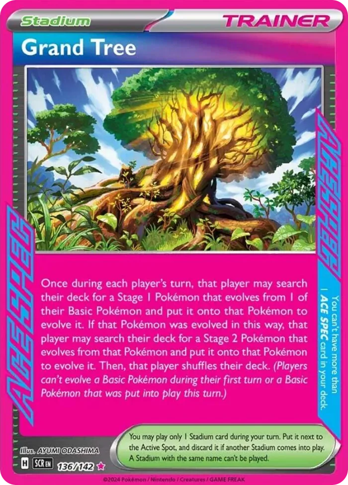 Grand Tree #136 Stellar Crown Pokemon card