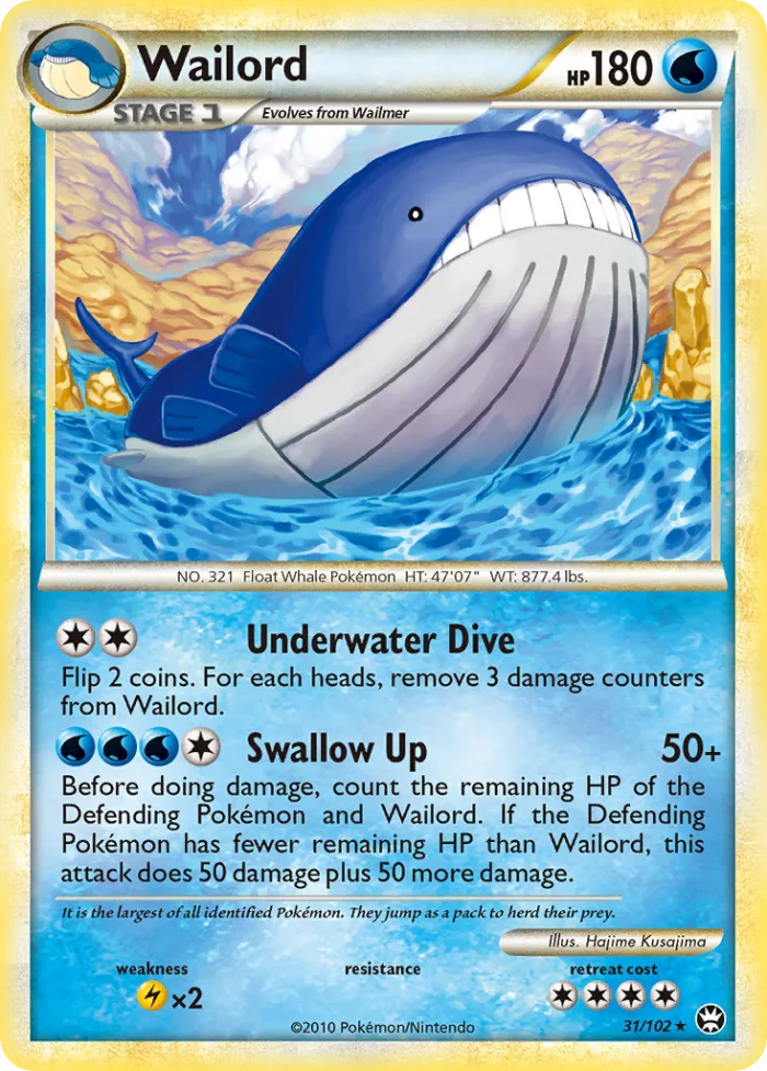 Wailord HS—Triumphant card