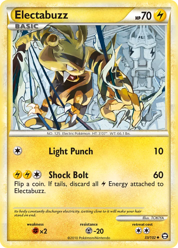 Electabuzz #33 HS—Triumphant Pokemon card