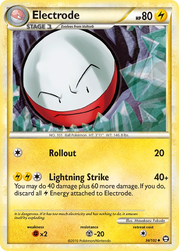 Electrode HS—Triumphant card