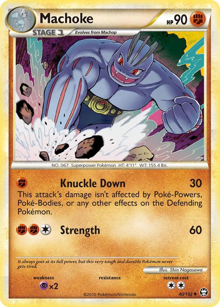 Machoke HS—Triumphant card