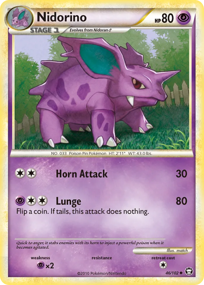 Nidorino HS—Triumphant card