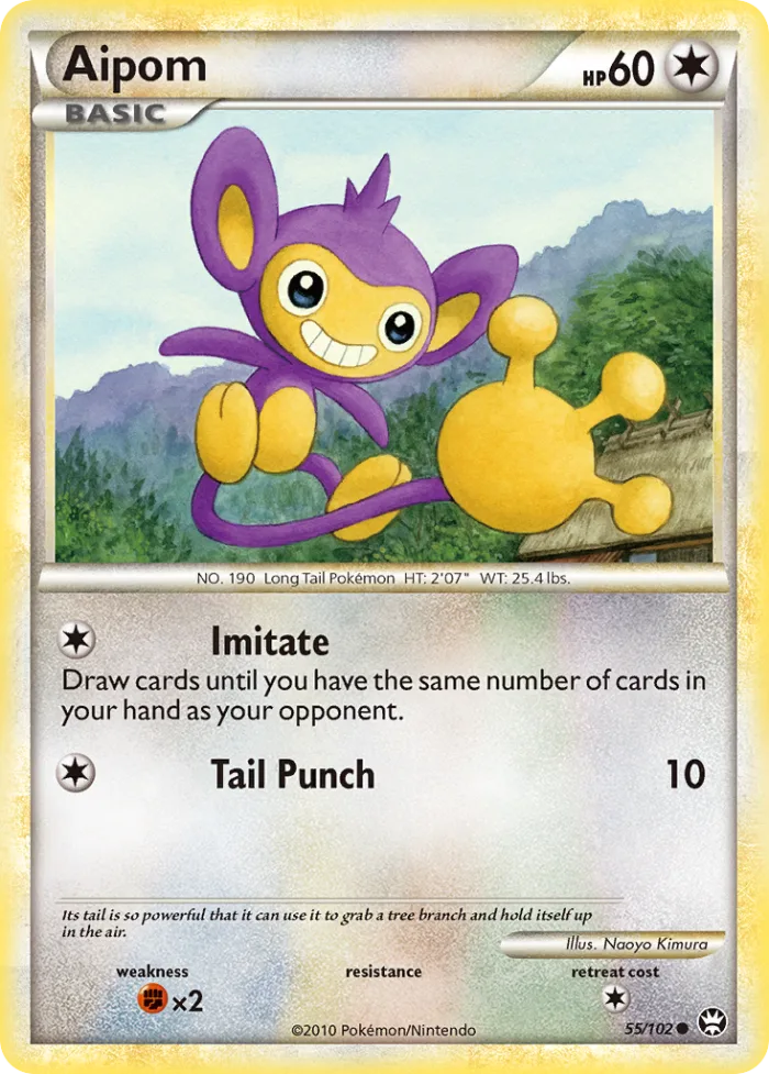 Aipom HS—Triumphant card