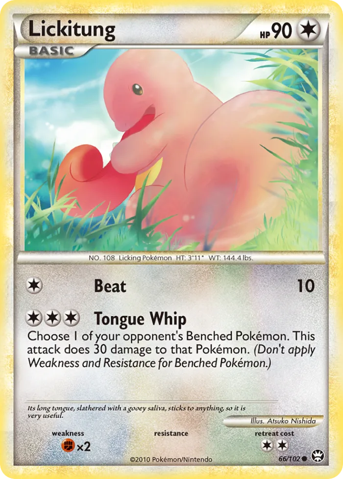 Lickitung HS—Triumphant card