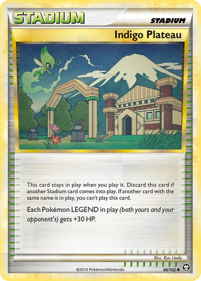 Indigo Plateau #86 HS—Triumphant Pokemon card