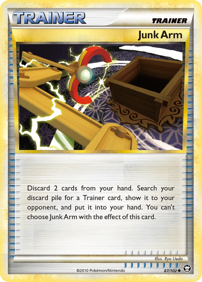 Junk Arm #87 HS—Triumphant Pokemon card