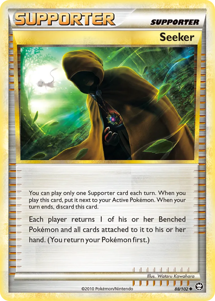 Seeker #88 HS—Triumphant Pokemon card