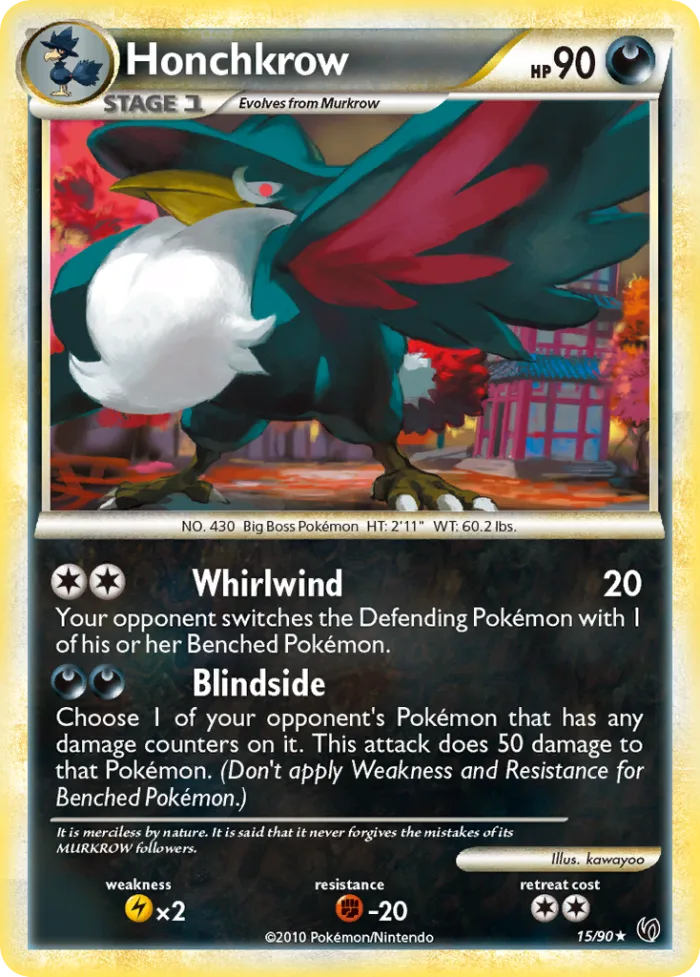 Honchkrow HS—Undaunted card