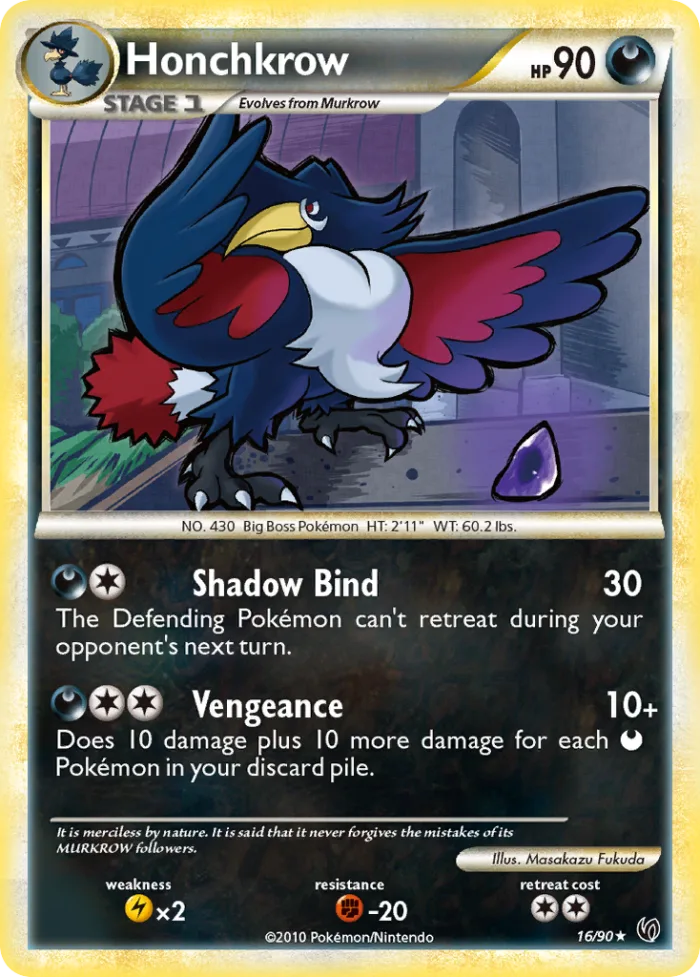 Honchkrow HS—Undaunted card