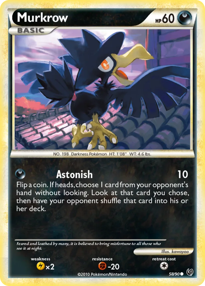 Murkrow HS—Undaunted card