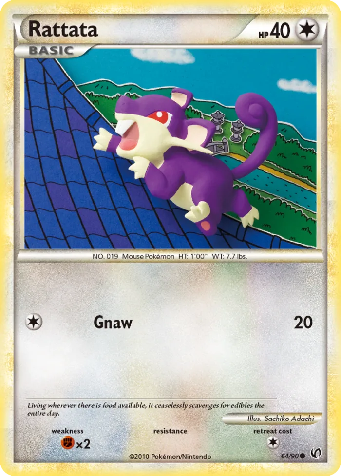 Rattata HS—Undaunted card