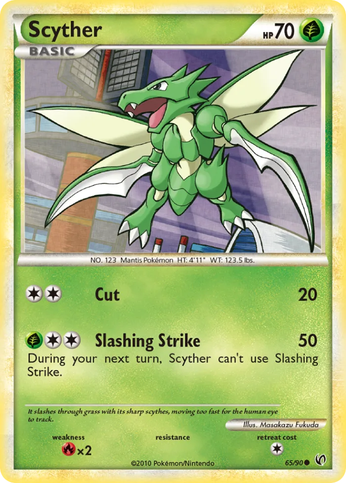 Scyther HS—Undaunted card