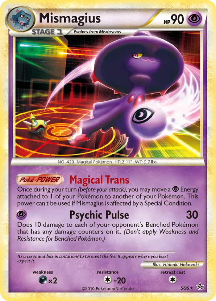 Mismagius #5 HS—Unleashed Pokemon card
