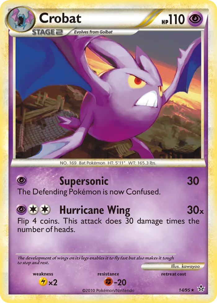 Crobat HS—Unleashed card