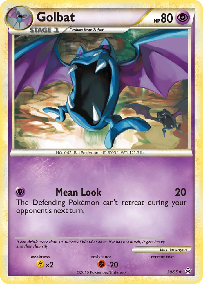 Golbat HS—Unleashed card