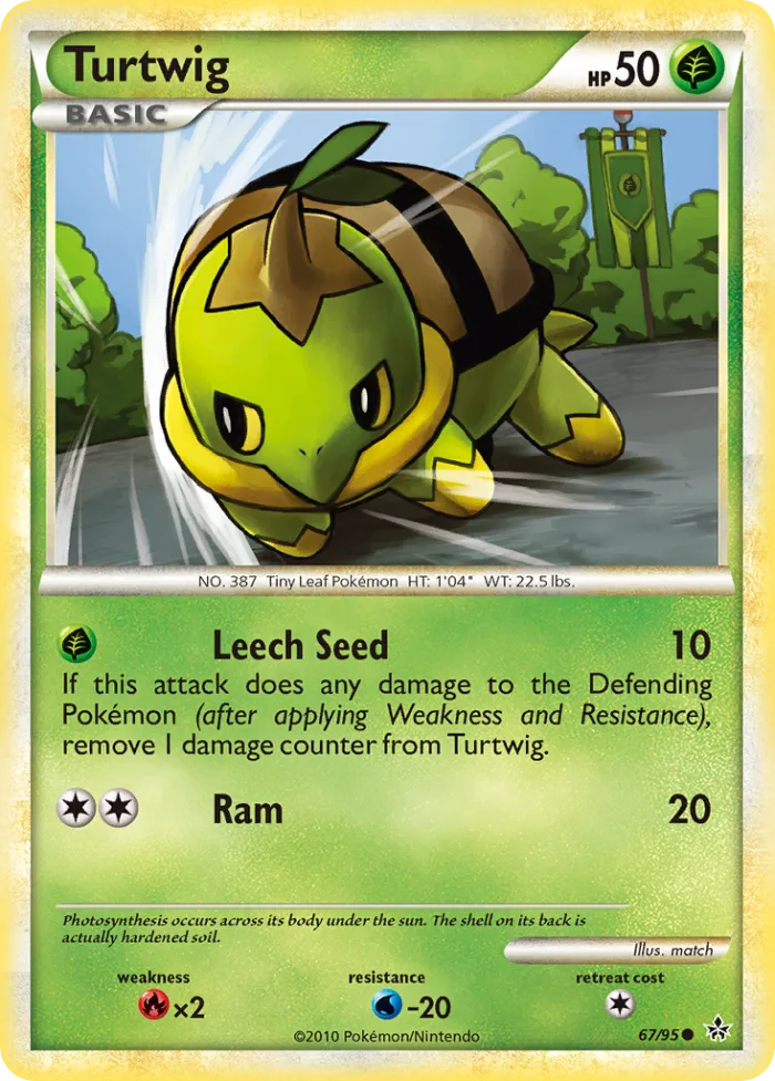 Turtwig HS—Unleashed card