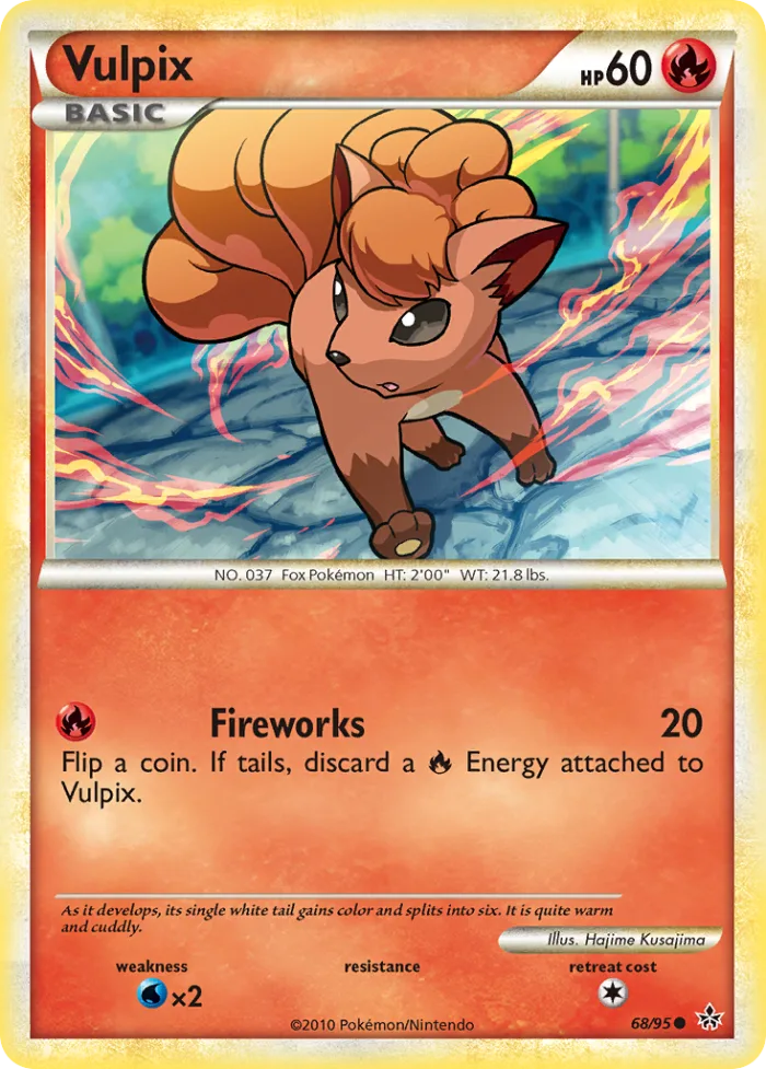 Vulpix HS—Unleashed card