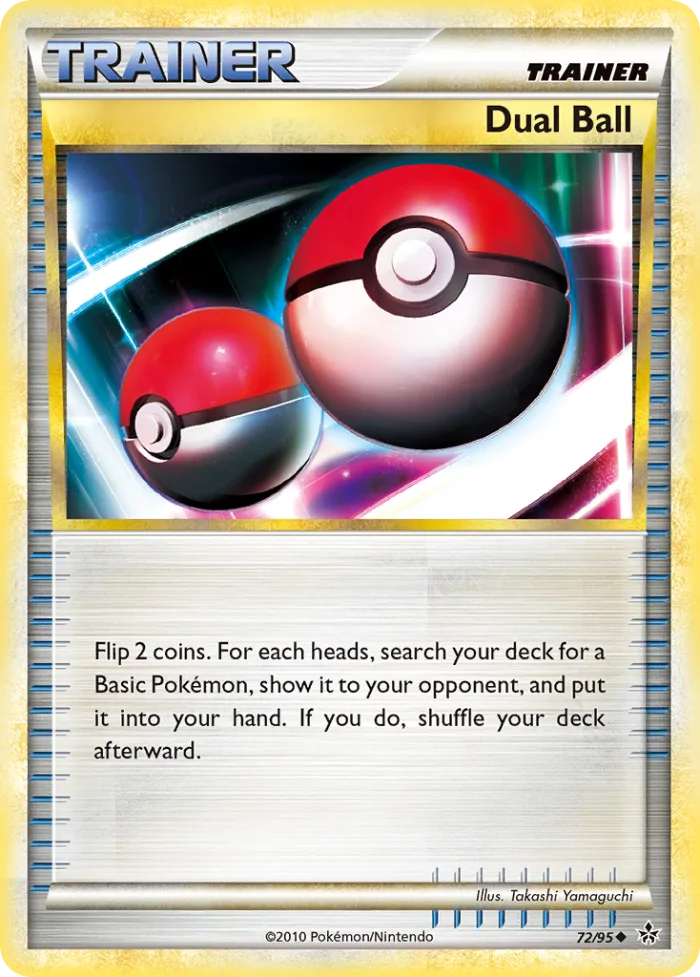 Dual Ball #72 HS—Unleashed Pokemon card