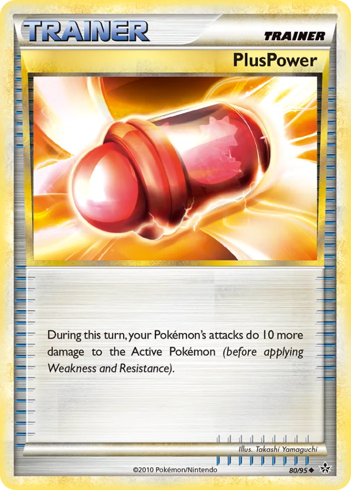 PlusPower #80 HS—Unleashed Pokemon card