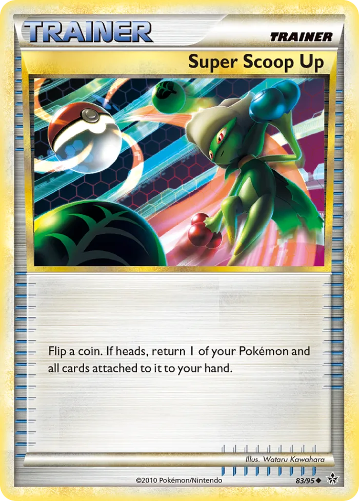 Super Scoop Up #83 HS—Unleashed Pokemon card