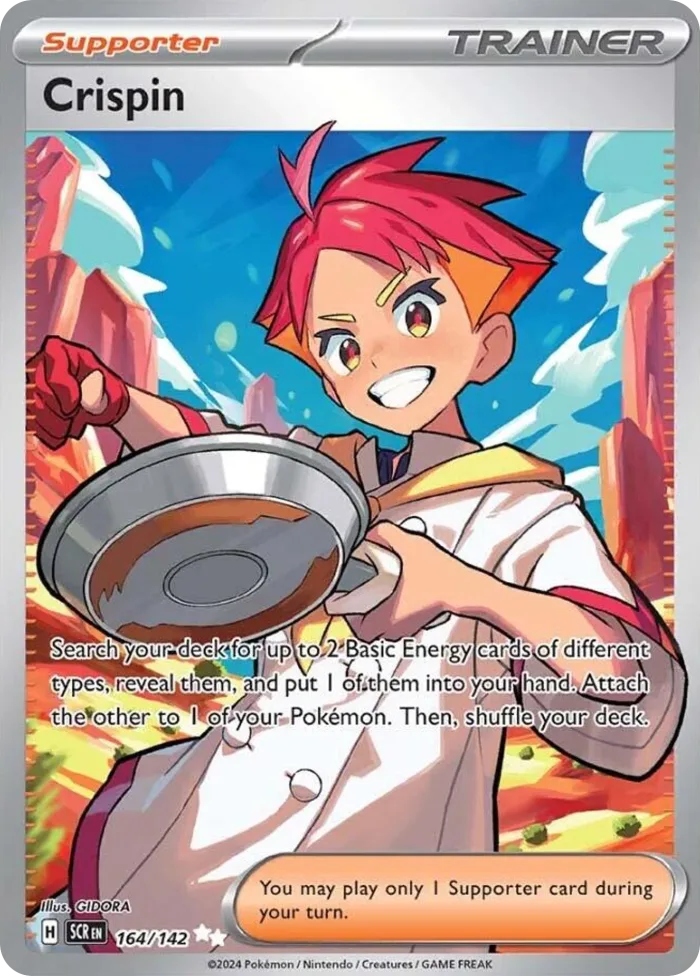 Crispin #164 Stellar Crown Pokemon card