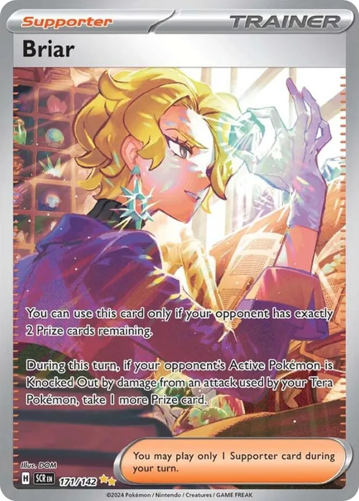 Briar #171 Stellar Crown Pokemon card