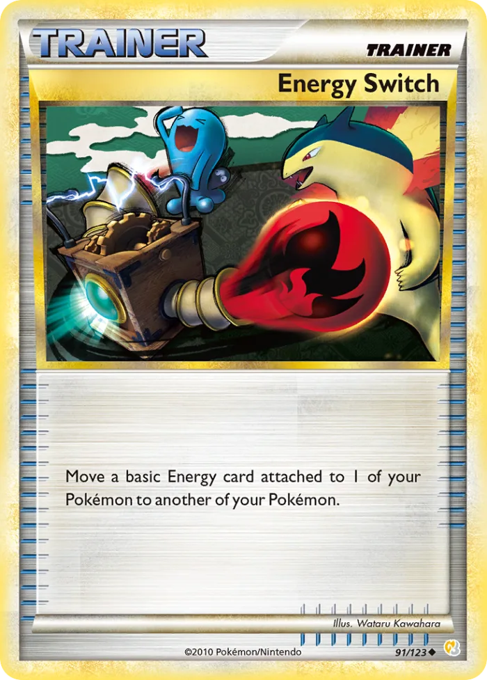 Energy Switch #91 HeartGold & SoulSilver Pokemon card